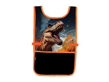Dětská zástěra pončo na výtvarnou výchovu Dino Raptor