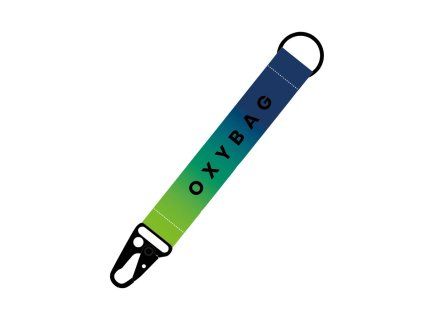 Klíčenka s karabinkou Oxybag Ombre Boy – krátká látková
