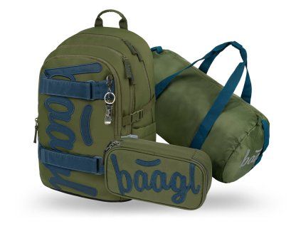 Školní set Skate Olive