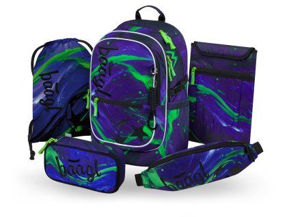 Školní set Baagl Core Football Champion III – 5dílný set pro kluky od 3. třídy