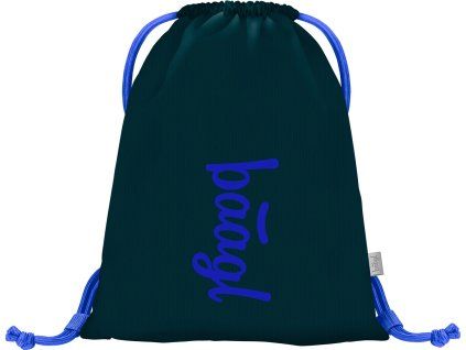 Sáček na přezůvky Baagl Logo modrý 16,5 l