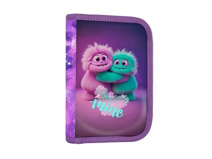 Školní penál Oxybag Monster – 1 patro, 2 chlopně, prázdný