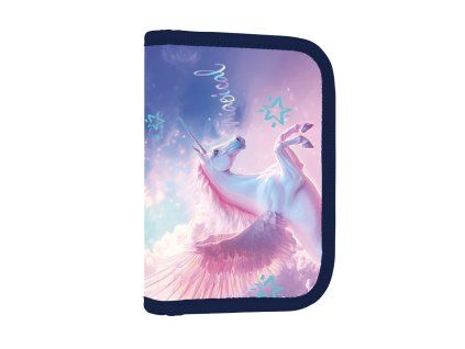 Školní penál Oxybag Pegas Magical – 1 patro, 2 chlopně, prázdný