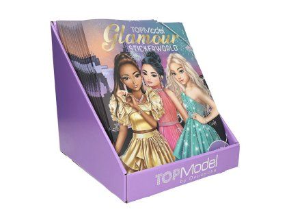 Kreativní sešit se samolepkami Top Model Glamour – 150 samolepek