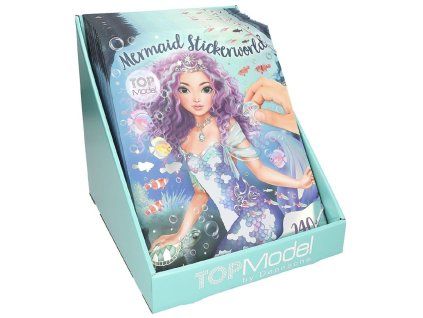 Kreativní sešit se samolepkami Top Model Mermaid – 240 samolepek