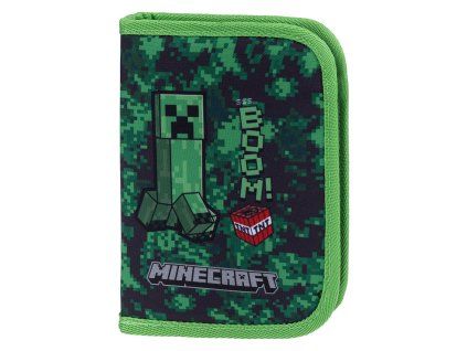 Školní penál Baagl Minecraft Boom – jednopatrový