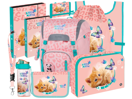 Školní set pro prvňáčky Oxybag OXY SKY Kočka Little Kitty – velký set (11 ks)