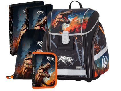 Školní set Oxybag Dino Raptor pro prvňáčky – 5 dílů