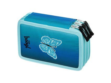 Třípatrový školní penál Baagl Butterfly