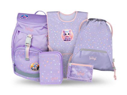 Školní set pro prvňáčky Baagl Airy Mazlíčci III – 5 ks