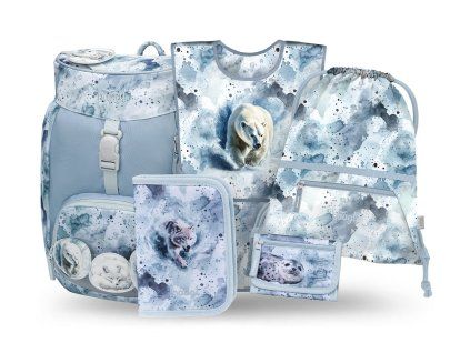 Školní set pro prvňáčky Baagl Airy Polar II – 5 ks