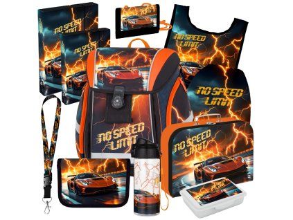 Školní set pro prvňáčky Oxybag PREMIUM LIGHT Auto Speed – 11 dílný set