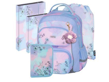 Školní set pro prvňáčky Oxybag OXY JUMPER Kolibřík – 5dílný set