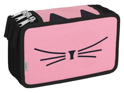 Školní penál třípatrový Stil Cat Lady