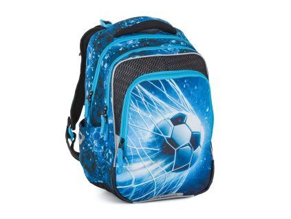 Školní batoh pro prvňáčky Bagmaster BETA 26 C – fotbal