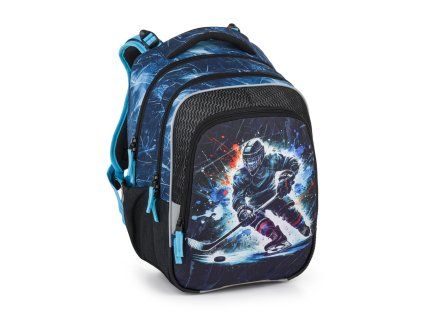 Školní batoh pro prvňáčky Bagmaster BETA 26 D – hokej