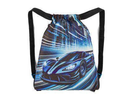 Školní sáček na přezůvky Bagmaster LUMI 26 C auto