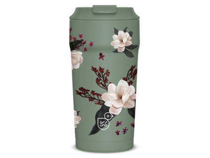 Termohrnek Ars Una Flowery Green 470 ml