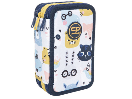 Školní třípatrový penál CoolPack Jumper Pucci – vybavený