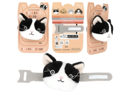 Jmenovka na batoh Top Model Shoulder Buddy kocourek Bill 11