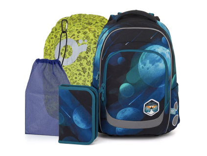 Školní batoh Topgal LORI 25076 Galaxy Explorer pro kluky 2.–5. třída