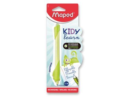 Gumovací pero Maped Kidy Learn Magic Chameleon 0,7 mm – modré, ergonomické