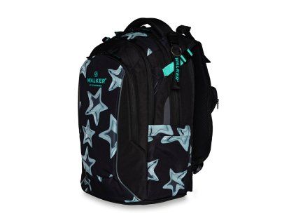 Školní batoh WALKER Campus Neo Stars Black Grey 29–34 l