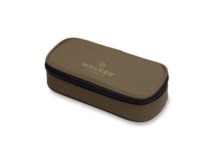 Školní penál Walker Dark Olive s organizérem