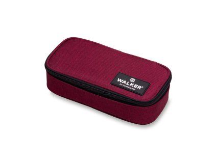 Školní penál WALKER Maroon s organizérem