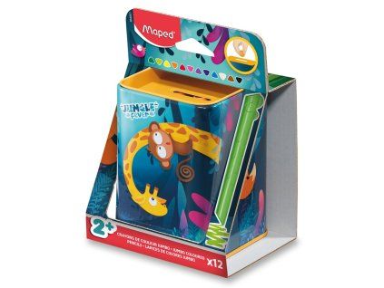 Pastelky Maped Infinity Jumbo Jungle Fever 12 ks