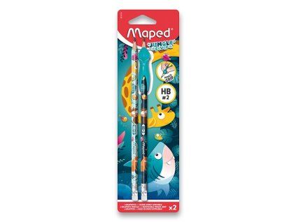 🦁 Grafitové tužky Maped Jungle Fever zaujmou veselými motivy zvířátek z džungle a zároveň pomáhají dětem při nácviku správného držení tužky. ✏️ Tužky mají ergonomický trojhranný tvar, který dobře padne do malých dětských rukou a usnadňuje pohodlné psaní i kreslení. 🌈 Součástí balení je také barevný plastový nástavec, který dětem pomáhá osvojit si správný úchop při kreslení a psaní. 💪 Bezdřevé provedení minimalizuje riziko vzniku třísek a zvyšuje bezpečnost při používání. ✨ Hlavní výhody: trojhranný ergonomický tvar veselý design Jungle Fever kvalitní grafitová tuha HB snadné ořezávání bezpečné bezdřevé provedení plastový nástavec pro správný úchop 🌱 Tužky jsou vyrobené z 40,9 % z recyklovaných materiálů, takže jsou šetrnější k životnímu prostředí. 👧👦 Ideální volba pro předškoláky i malé školáky od 3 let. 📏 Technické informace: počet kusů v balení: 2 ks tvrdost: HB / č. 2 tvar: trojhranný provedení: bezdřevé doporučený věk: od 3 let součást balení: plastový nástavec pro správný úchop