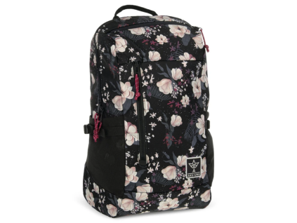 Školní batoh Ars Una Flowery Black AU-17