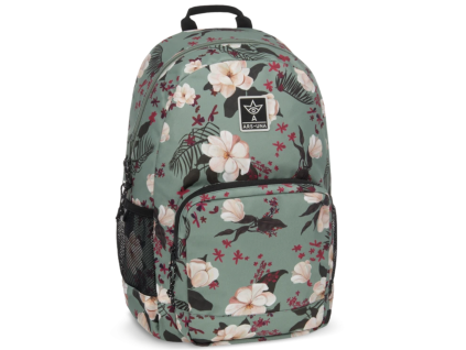 Studentský batoh Ars Una Flowery Green AU-14