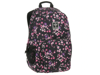 Studentský batoh Ars Una Pearl Blossom Black 24 AU-14