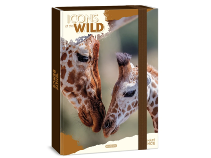 Box na sešity A4 Ars Una Icons of the Wild – Giraffes
