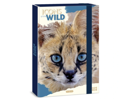 Box na sešity A4 Ars Una Icons of the Wild – Serval