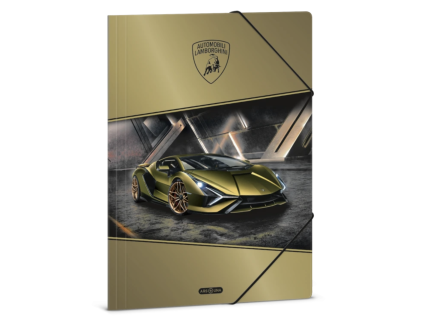 Složka na sešity A4 Ars Una Lamborghini 26 zlatá