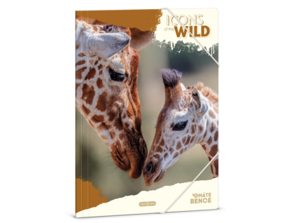 Složka na sešity A4 Ars Una Icons of the Wild – Giraffes