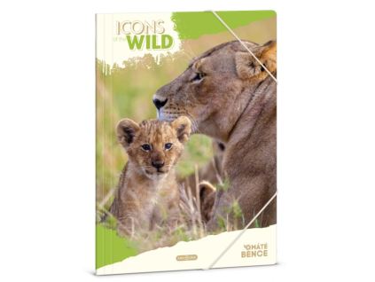 Složka na sešity A4 Ars Una Icons of the Wild – Lions