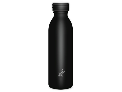 Termoláhev Ars Una Noir 600 ml – černá nerezová termo láhev