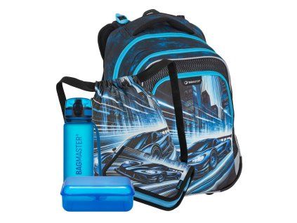 Velký školní set Bagmaster LUMI 26 C auto pro prvňáčky