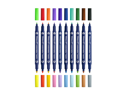 Fixy Pelikan Colorella Twin 10 ks