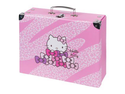 Školní kufřík Baagl Hello Kitty Sweet Leopard skládací s kováním