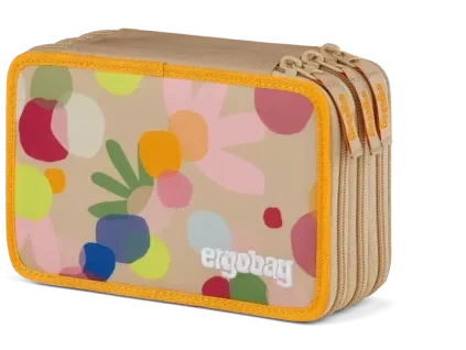 Školní penál Ergobag Maxi Pencil Case FlowBear World s výbavou