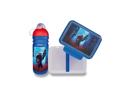 Set Zdravá lahev 0,7 l a Zdravá sváča Cyberpunk