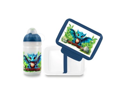 Set Zdravá lahev 0,5 l a Zdravá sváča Dráček 2