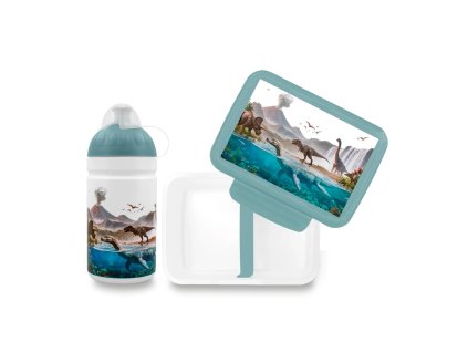 Set Zdravá lahev 0,5 l a Zdravá sváča Dinosauří svět