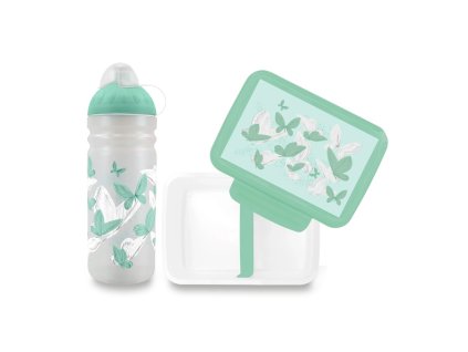 Set Zdravá lahev 0,7 l a Zdravá sváča Butterfly