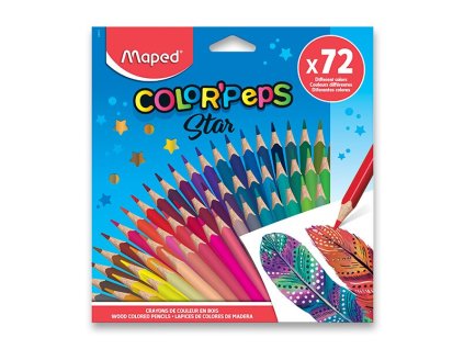 Pastelky Maped Color'Peps – 72 barev