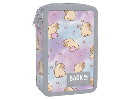 Školní penál CoolPack Kapybara 2patrový vybavený